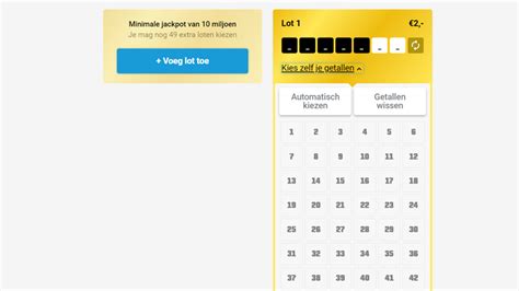 eurojackpot uitslag loten checken